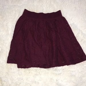 Arizona jeans - burgundy high waisted skirt